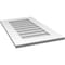 Ekena Millwork Vertical Surface Mount PVC Gable Vent: Non-Functional, w/ 3-1/2"W x 1"P Standard Frame, 18"W x 30"H GVPVE18X3001SN - alternate 3